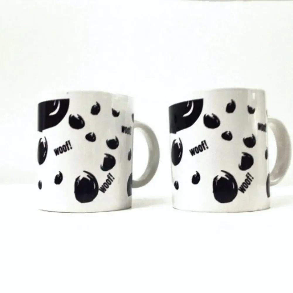Shonfeld's USA Dog Paw WOOF WOOF Coffee Cup Mug Set